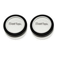  SelfTek 2Pcs 10ml Empty Loose Powder Case Face Powder Blusher Makeup Cosmetic Jar Containers with Sifter