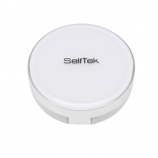 SelfTek Empty Refillable Powder Puff Box Air Cushion Container for DIY BB/CC Cream Liquid Foundation with Mirror and Sponge Puff