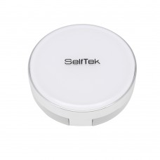 SelfTek Empty Refillable Powder Puff Box Air Cushion Container for DIY BB/CC Cream Liquid Foundation with Mirror and Sponge Puff
