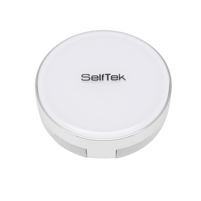 SelfTek Empty Refillable Powder Puff Box Air Cushion Container for DIY BB/CC Cream Liquid Foundation with Mirror and Sponge Puff